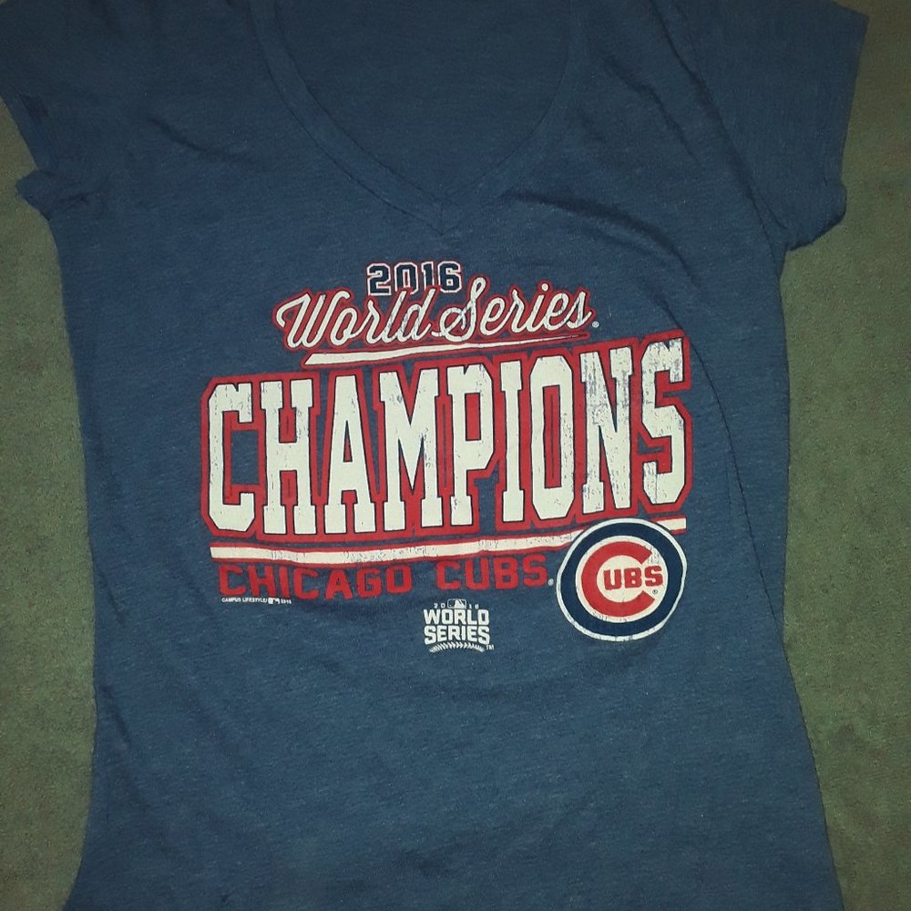 CUBS 2016 Championship t-shirt